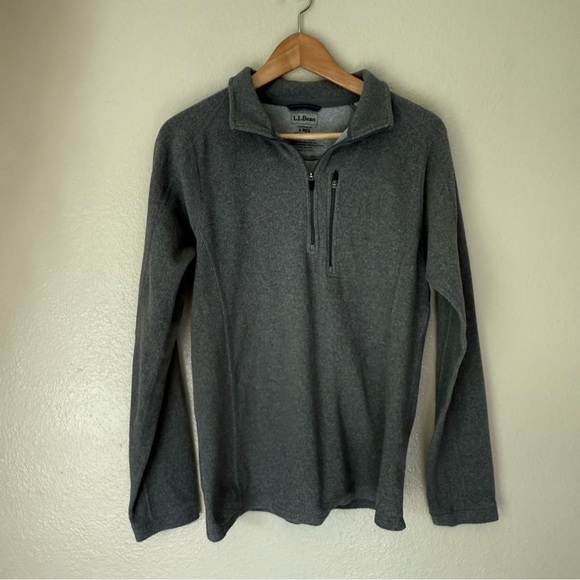 L.L. Bean Other - L.L. Bean Gray Traditional Fit Fleece Pullover